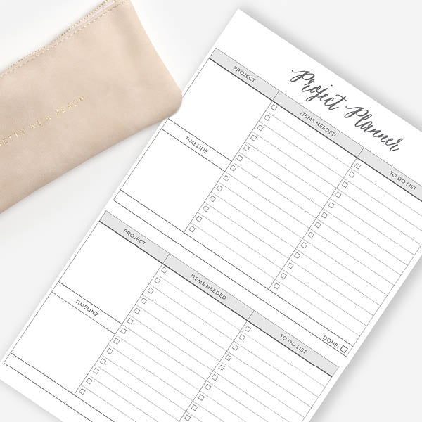 Project Planner Printable
