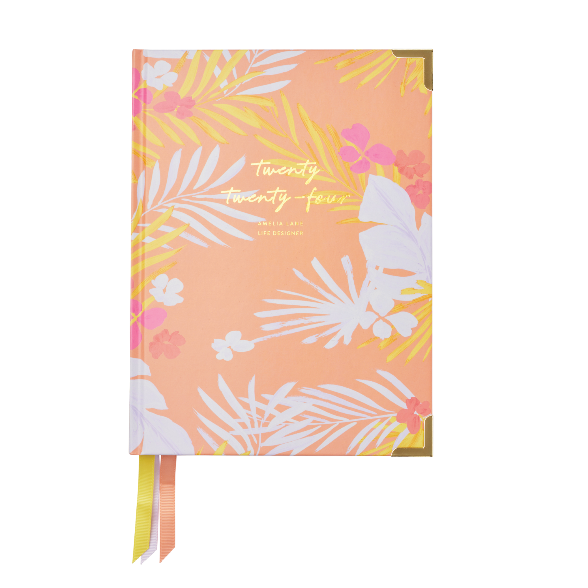 2024 Amelia Lane Life Designer, Desktop Daily (Pastel Palms)