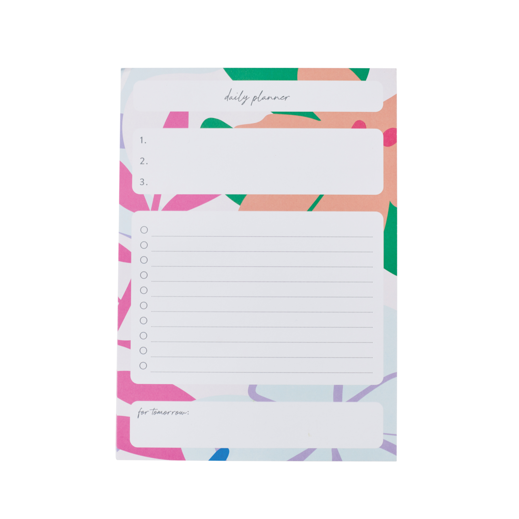 Daily Planner Notepad