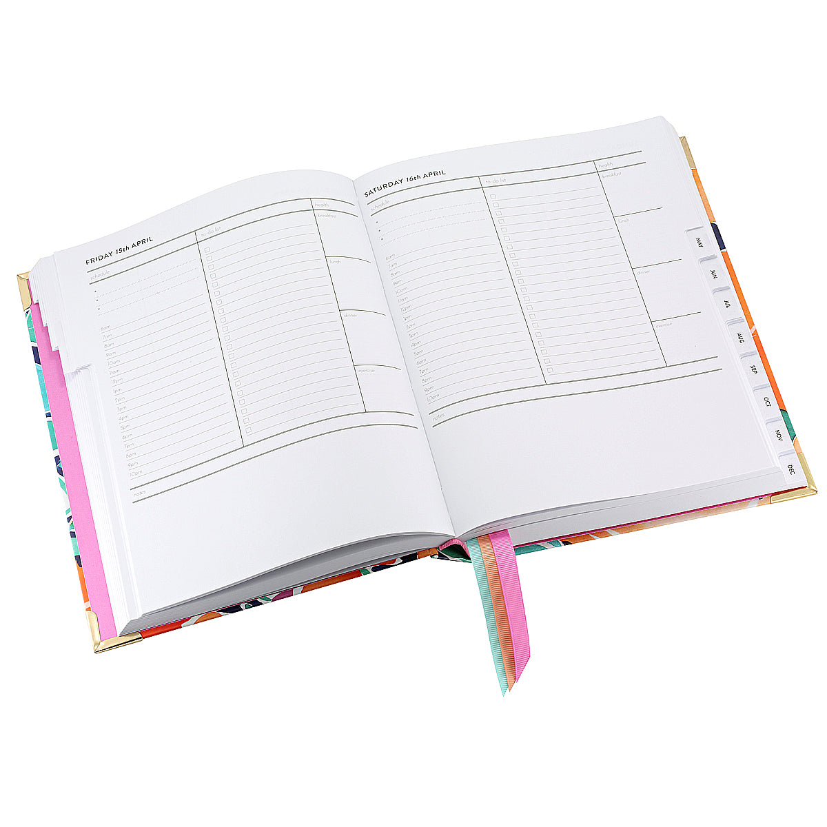 2024 Amelia Lane Life Designer, Desktop Daily (Sunset Hibiscus)