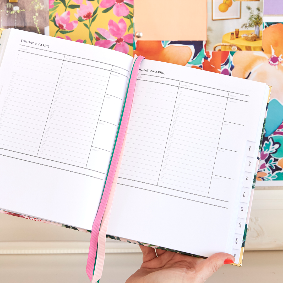 2024 Amelia Lane Life Designer, Desktop Daily (Sunset Hibiscus)
