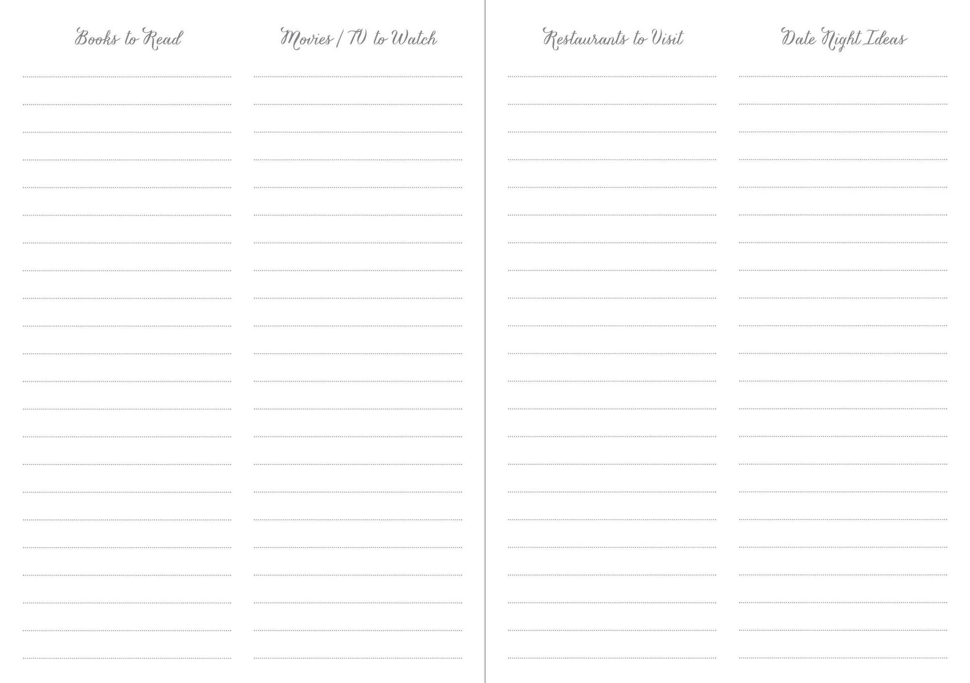 Amelia Lane Monthly Planners (Undated, Navy Stripes)