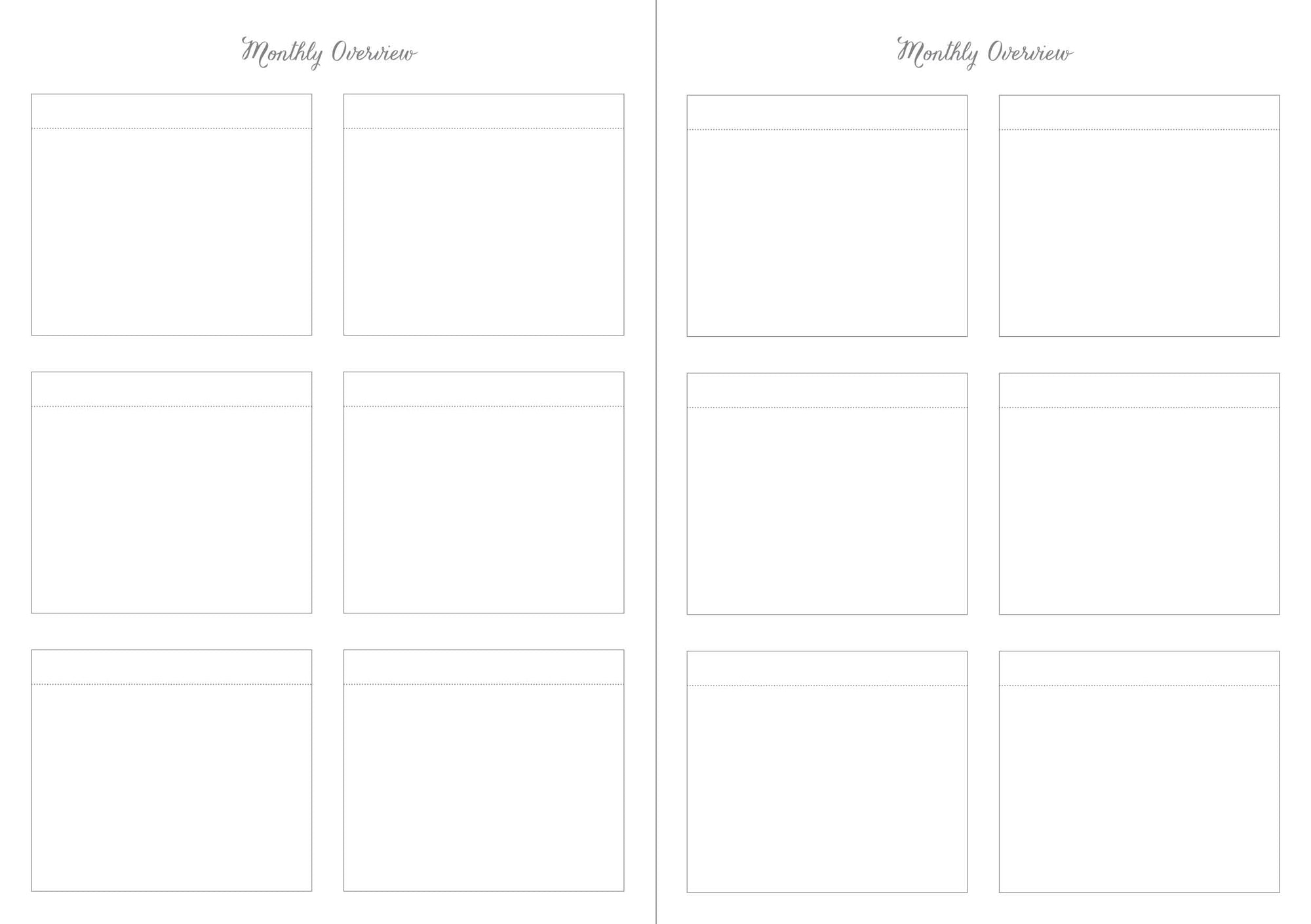 Amelia Lane Monthly Planners (Undated, Wild Garden)